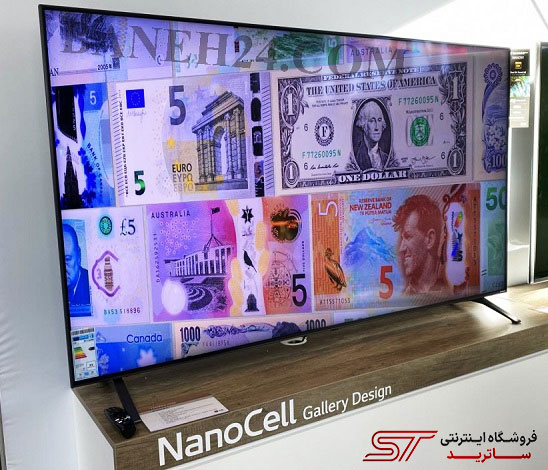 تلویزیون ال جی مدل 50NANO80 دارای بدنه زیبا