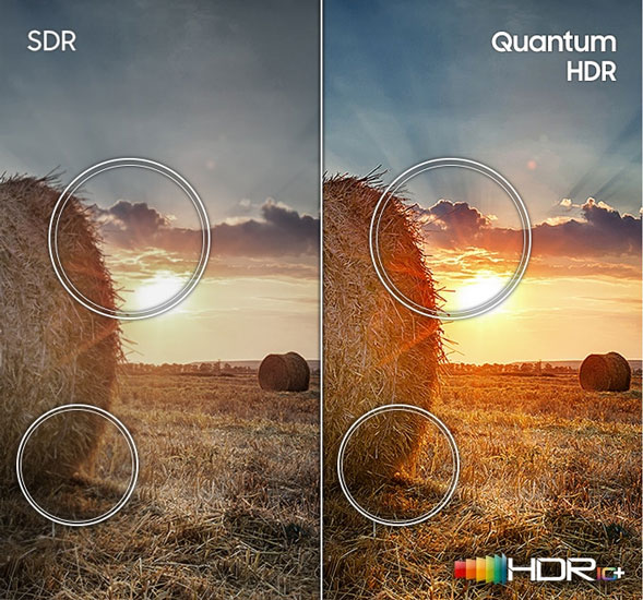 تلویزیون 85Q70A دارای فناوری HDR