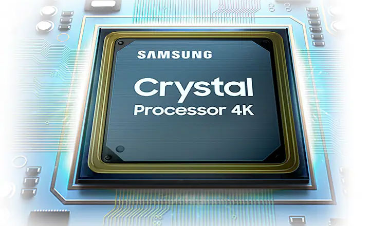 پردازشگر حرفه ای Crystal Processor 4K تلویزیون 65AU7000