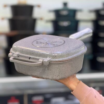 تابه رژیمی دیوار بلند سایز 30 گرانیتی لایف اسمایل کد FLCM