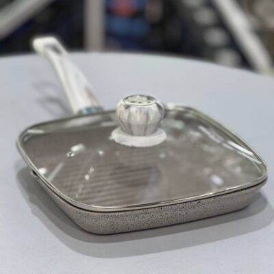 تابه گریل تکدسته سایز 28 گرانیتی لایف اسمایل کد FLCMGLFX