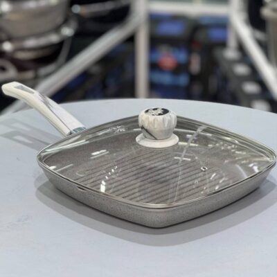 تابه گریل تکدسته سایز 24 گرانیتی لایف اسمایل کد FLCMGLFX