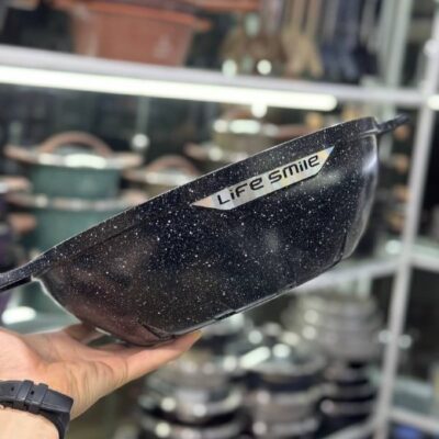تابه ووک دودسته سایز 28 گرانیتی لایف اسمایل کد FLCM