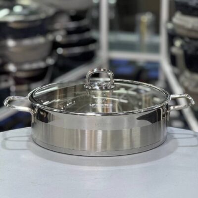 تابه دودسته استیل سایز 32 لایف اسمایل کد LIFEP12