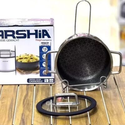 قابلمه استیل کف لیزری عرشیا سایز 18