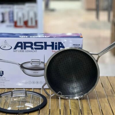 تابه ووک استیل کف لیزری عرشیا تکدسته سایز 30