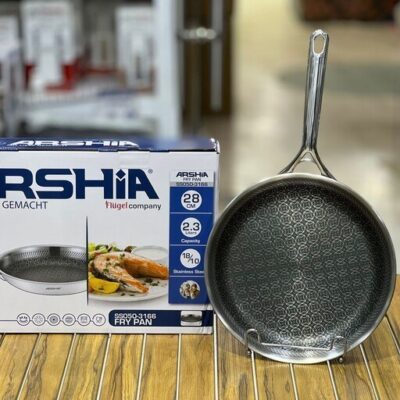 تابه استیل کف لیزری عرشیا تکدسته سایز 28