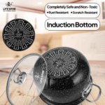 سرویس قابلمه 10 پارچه لایف اسمایل لعابی مدل NMLP-10S-F1