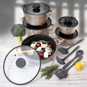 سرویس قابلمه تیتانیومی بنتاتی 14 پارچه