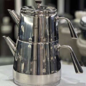 کتری و قوری استیل لایف اسمایل کد TK1-6